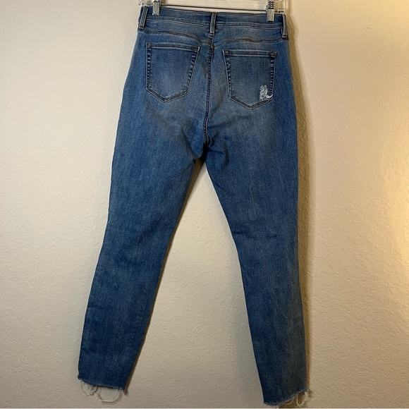 PAC SUN HighRise Distressed light wash Ankle Jegging Jeans Pants Size 28 - Picture 5 of 9